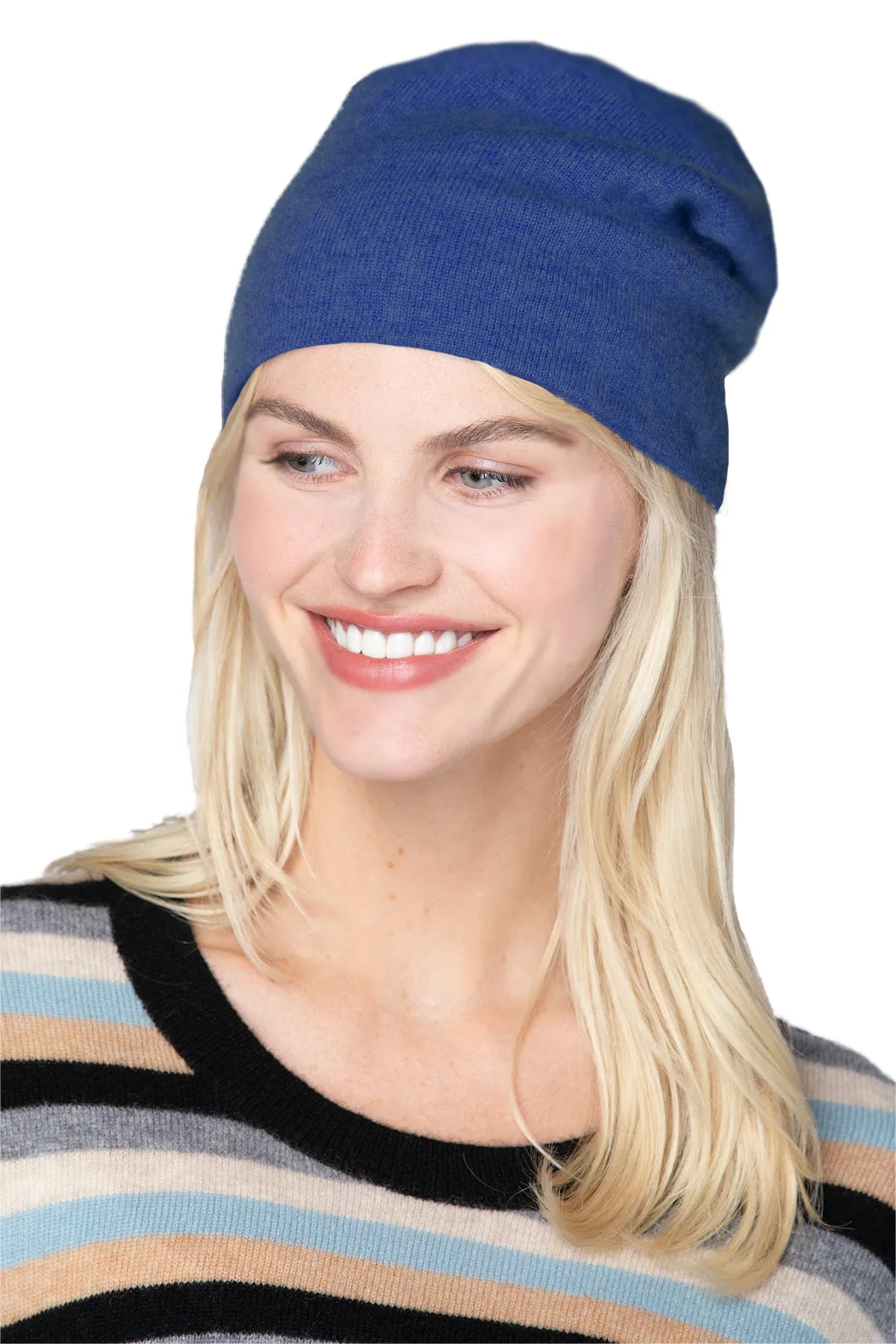 100% Cashmere Knit Beanie
