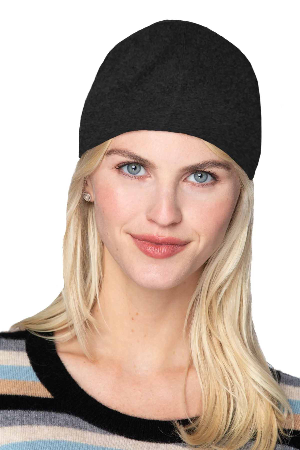 100% Cashmere Knit Beanie
