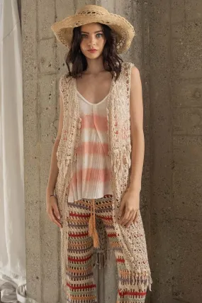 100  Vera Crochet Lace Cardigan