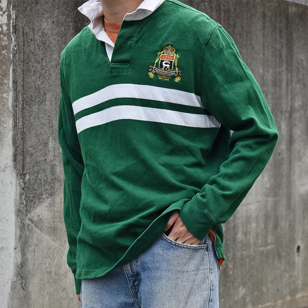 90's　Polo Ralph Lauren/ポロ ラルフ ローレン スウェット ラグビージャージ　230714