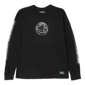 afield out Equator Long Sleeve T-shirt / Black