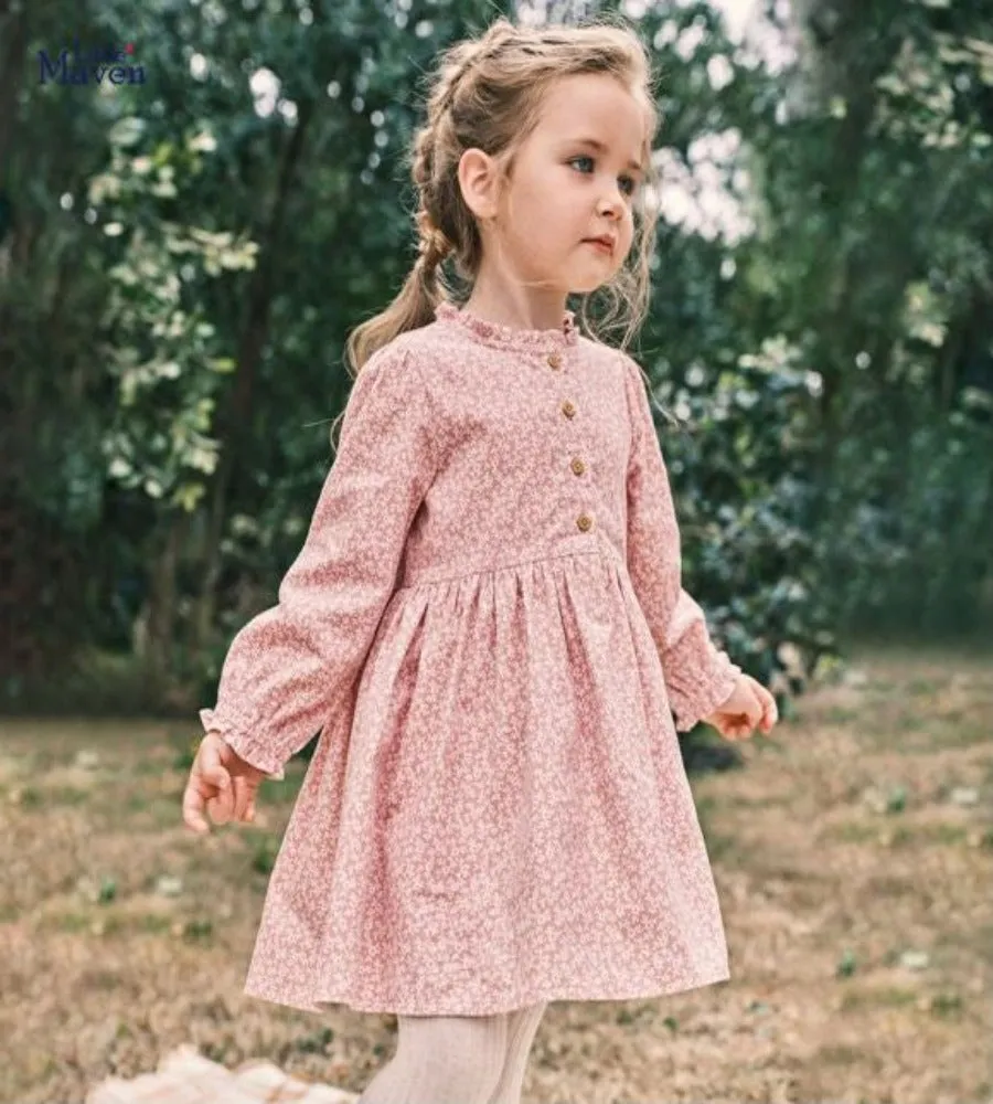 Autumn Bliss Floral Dress