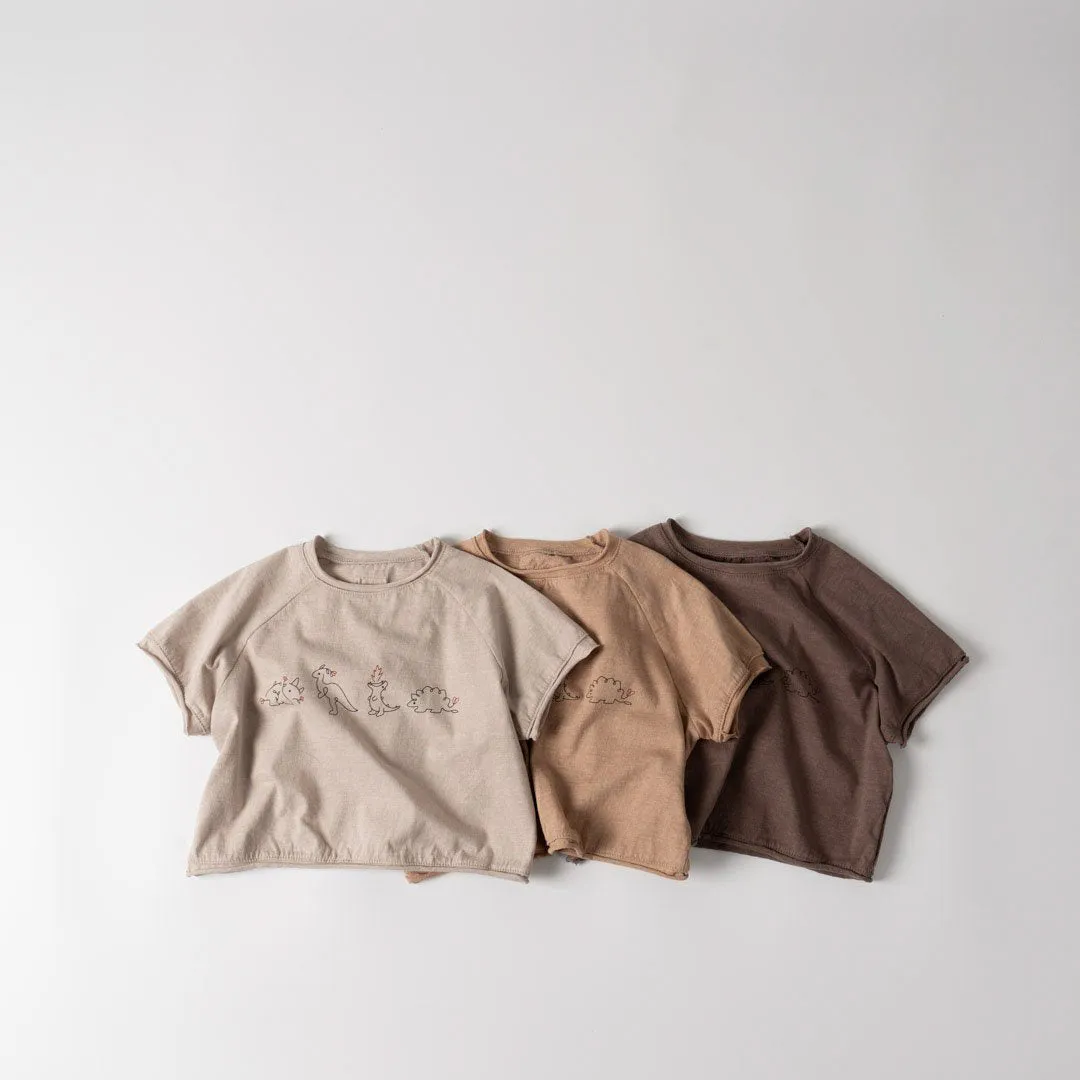 Baby Dinsoaur Romper | Brown