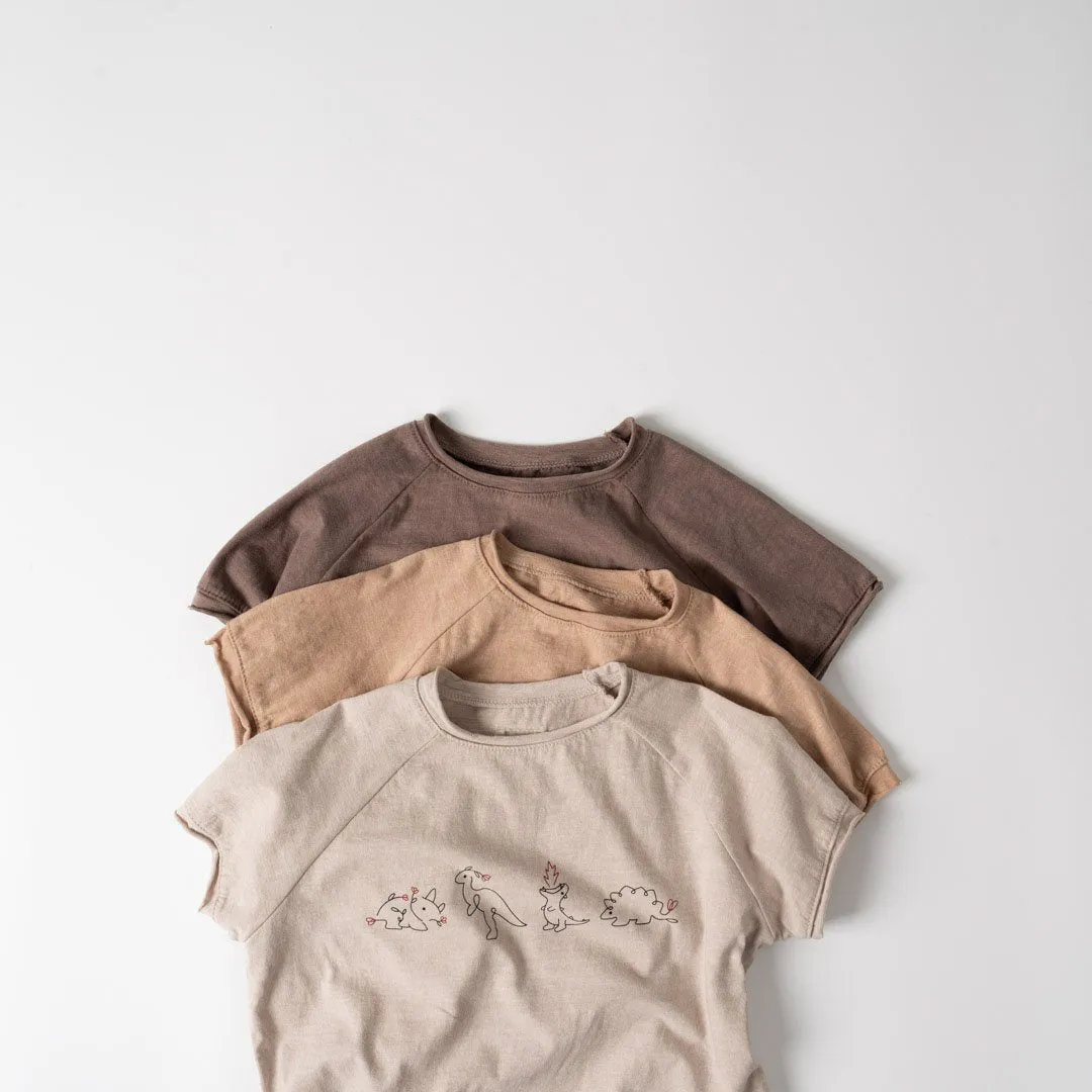 Baby Dinsoaur Romper | Brown