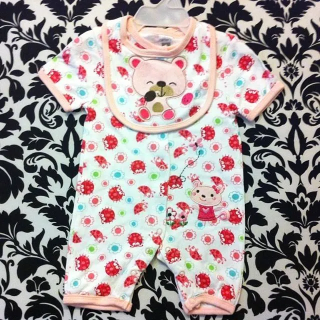 Baby Romper Carter's Set Romper with Bib 6