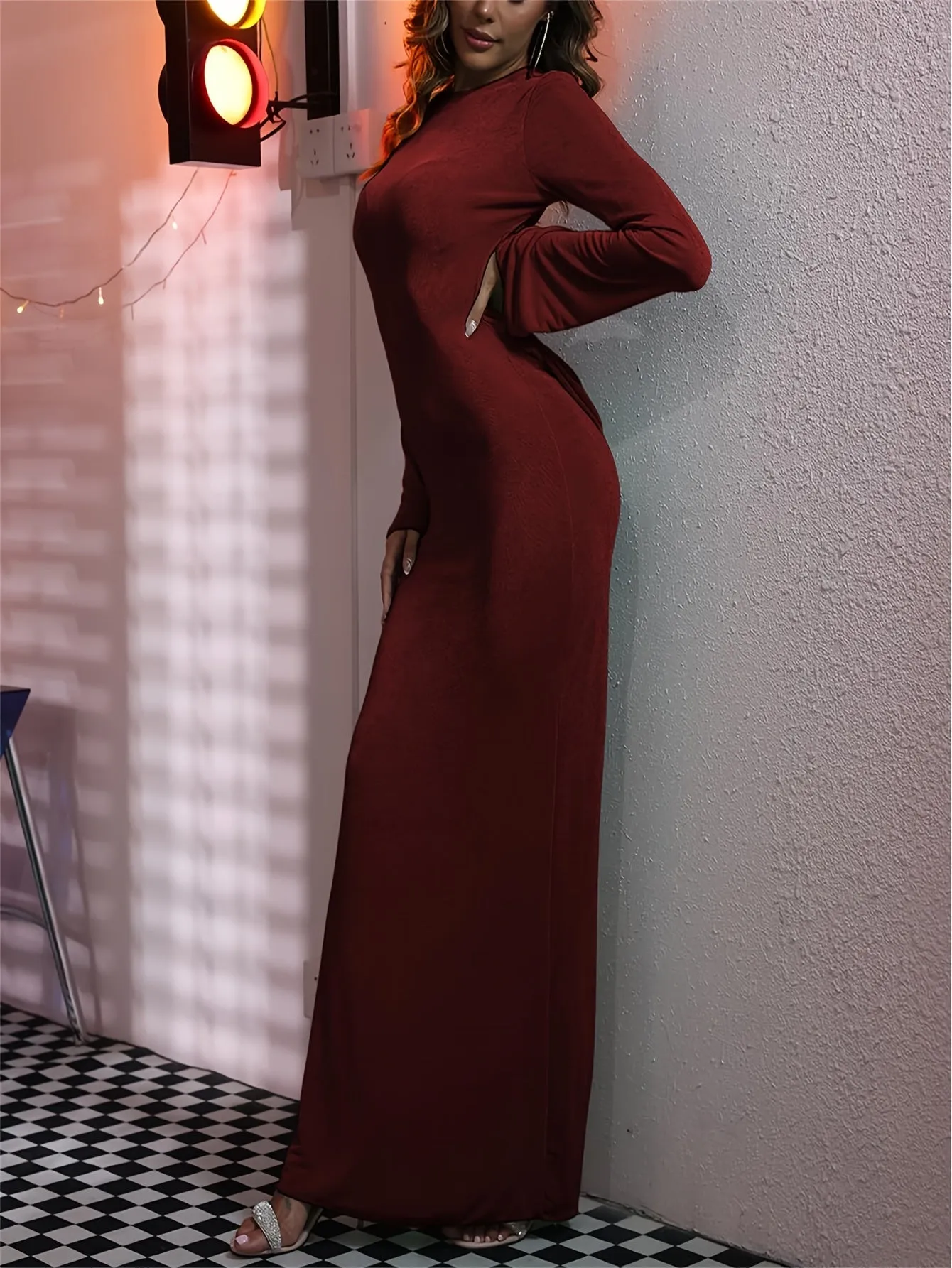 Backless Maxi Dress