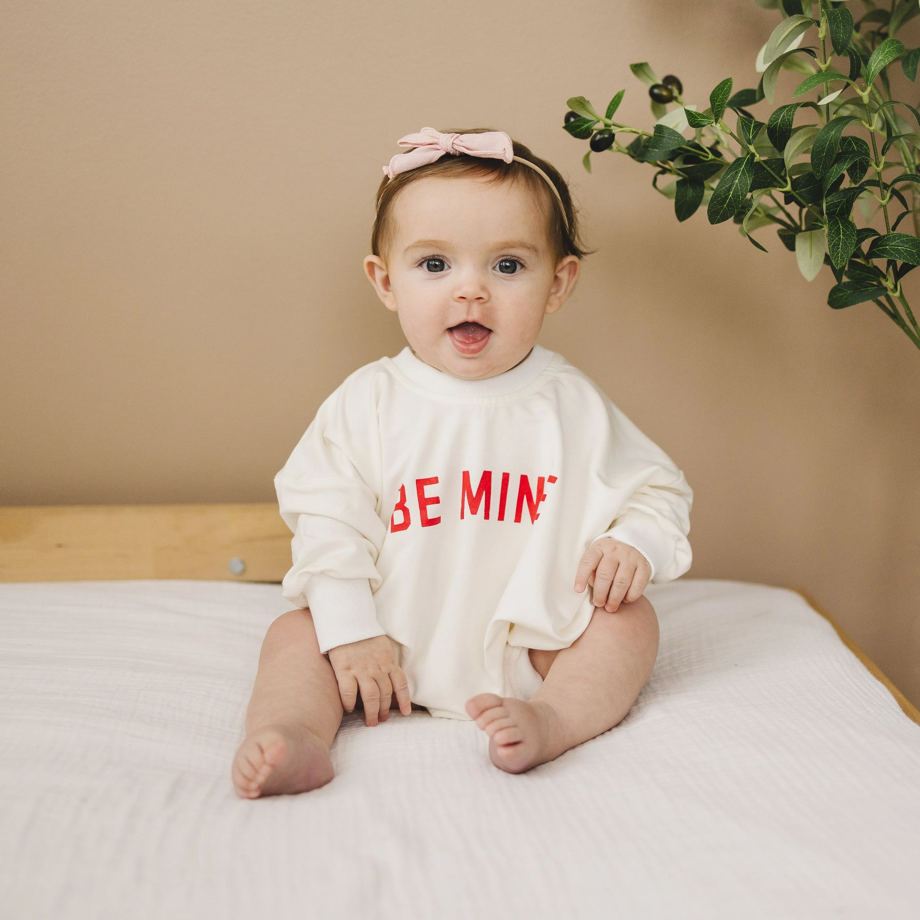 Be Mine Bamboo Sweatshirt Romper