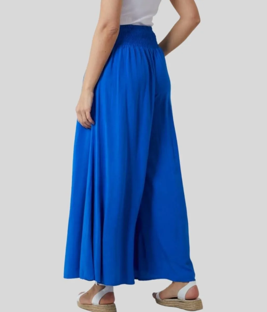 Blue Culotte Trousers