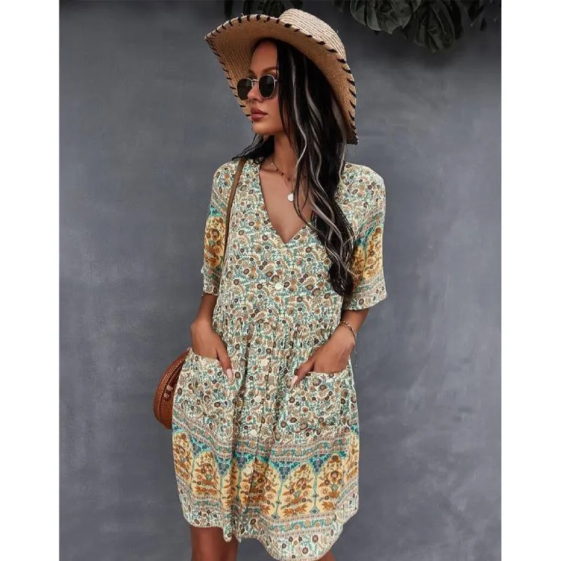 Bohemian Dress - Summer Dress