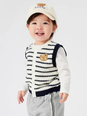 Boy Baby Clothes Stripe Blue Hue Vest