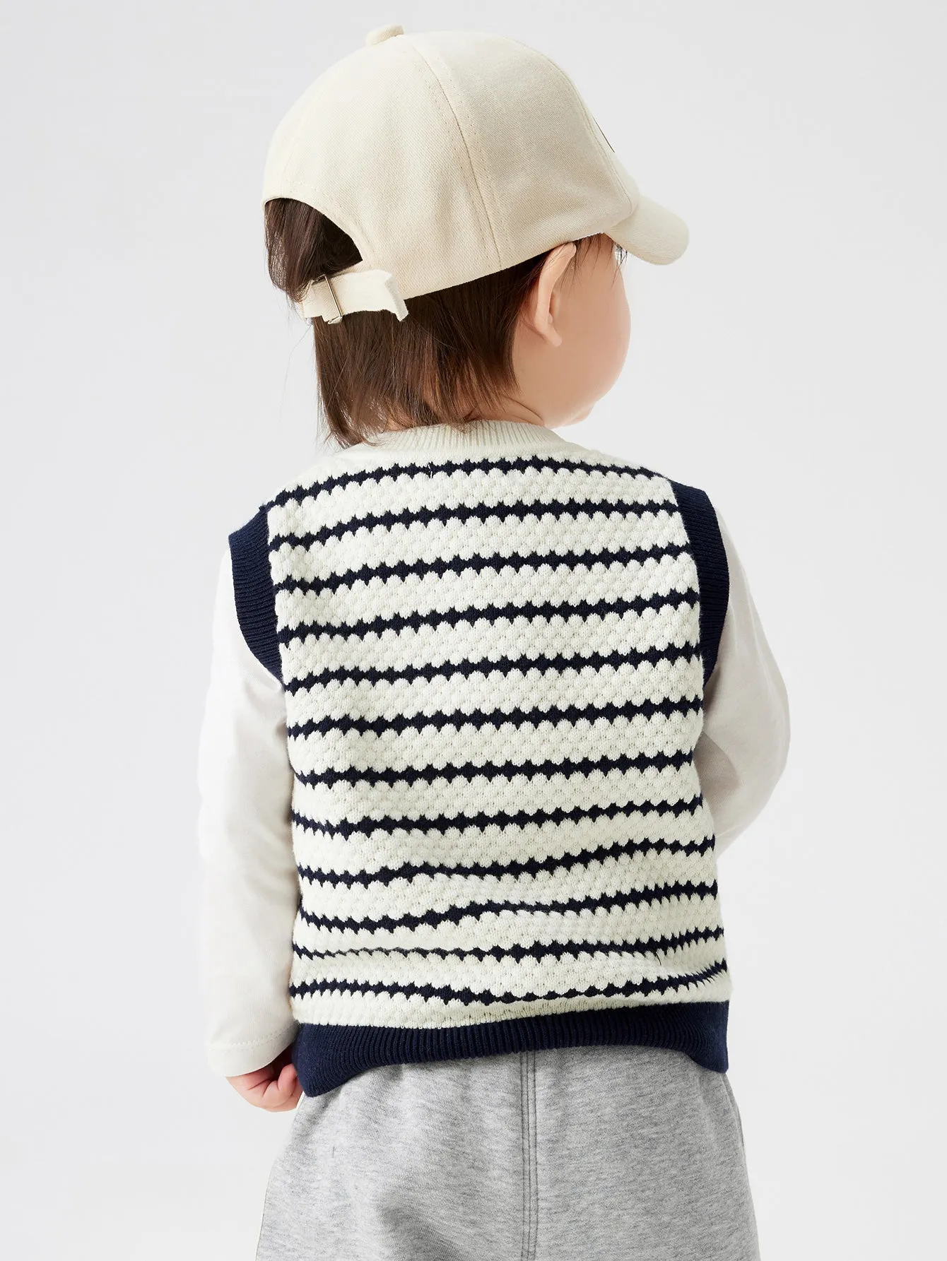 Boy Baby Clothes Stripe Blue Hue Vest