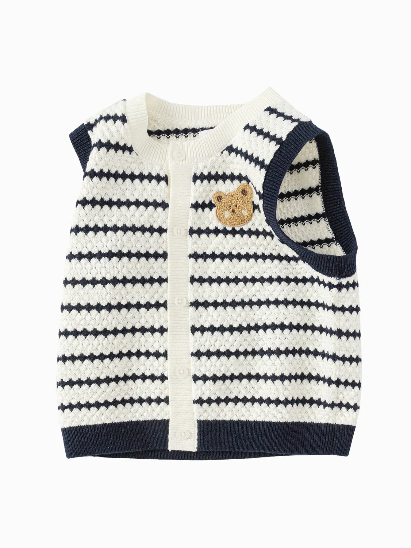 Boy Baby Clothes Stripe Blue Hue Vest