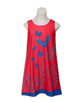 Butterfly - Red boho dress