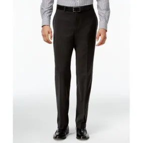 Calvin Klein Mens Slim fit Dress Pants 38 / 34 Grey Solid