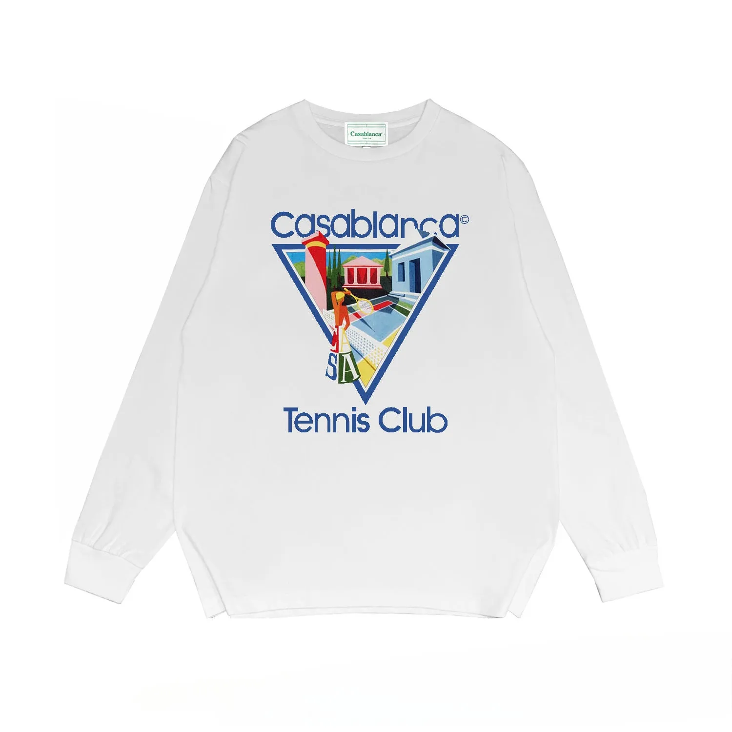 Casablanca Long sleeve T-shirt Printed loose T-shirt