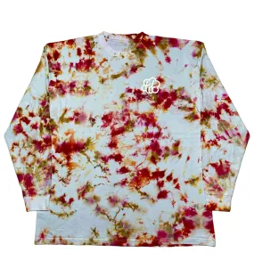 Cherry Cola Ice Tie Dye Long Sleeve T-Shirt