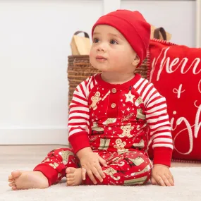 Christmas Joy Henley Romper