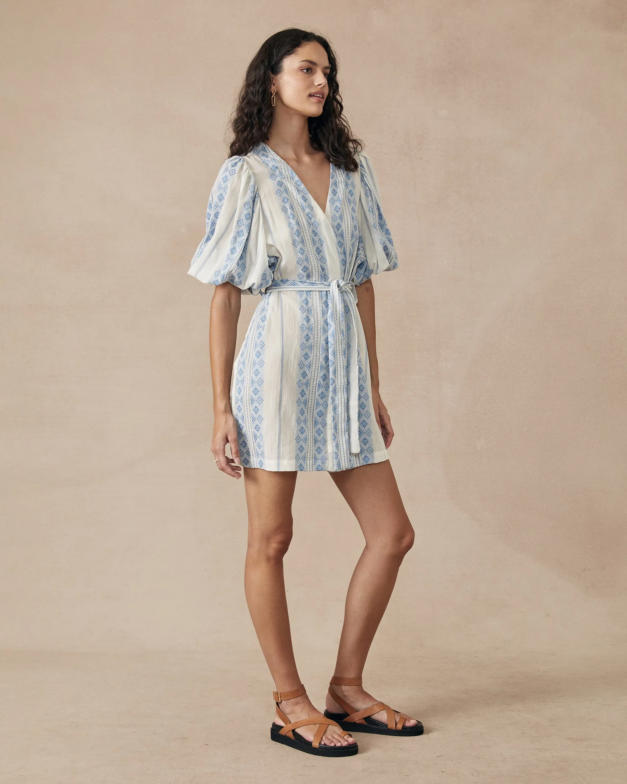 Cloudy Dress Blue Hendrix