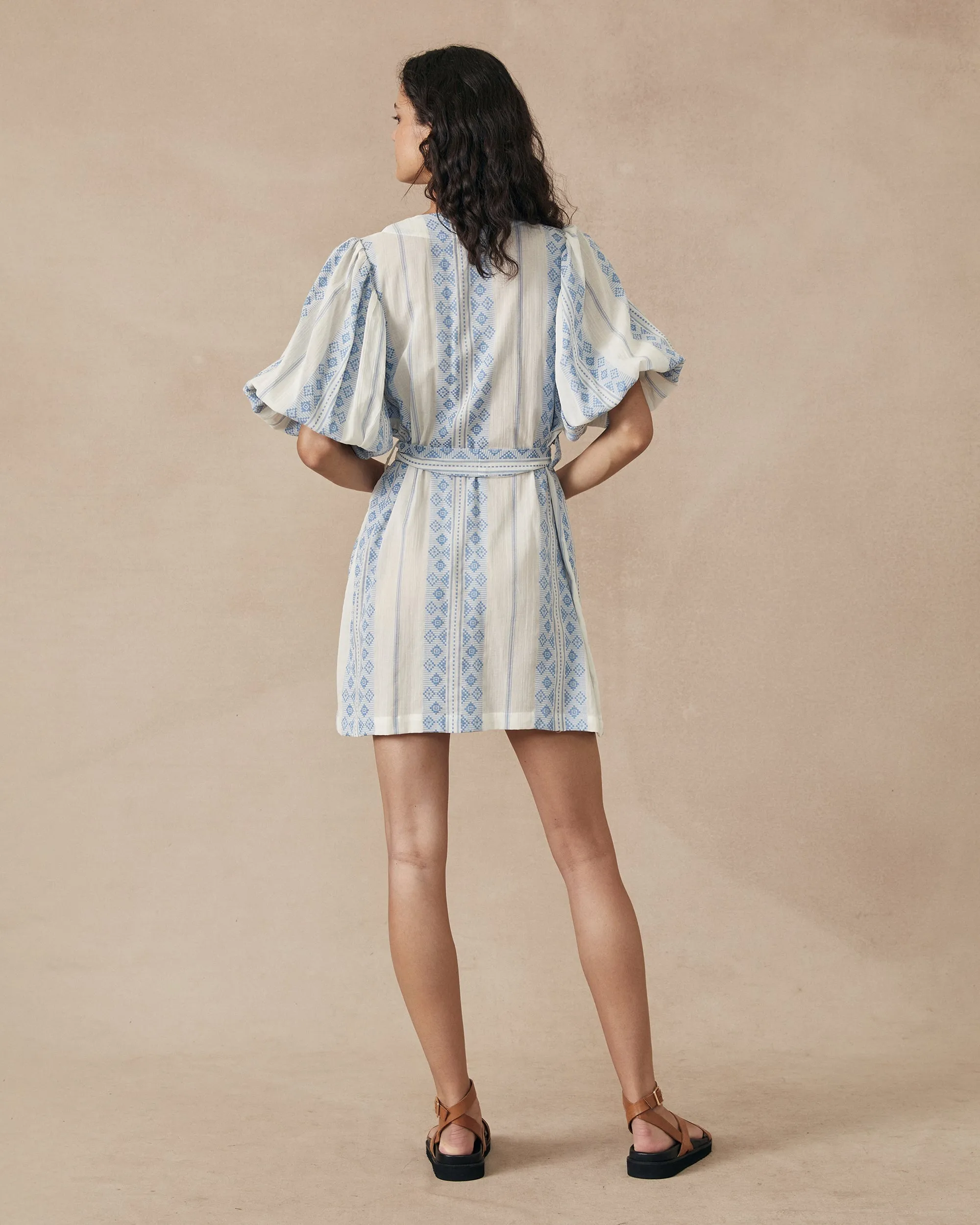 Cloudy Dress Blue Hendrix