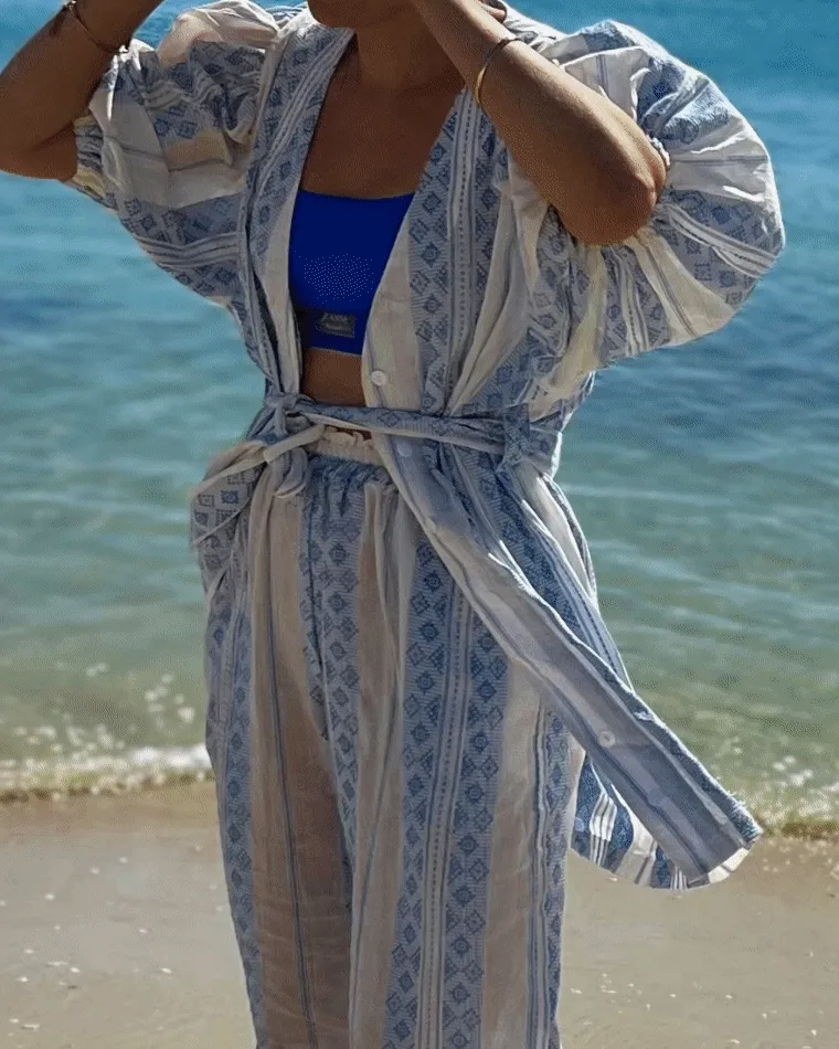 Cloudy Dress Blue Hendrix