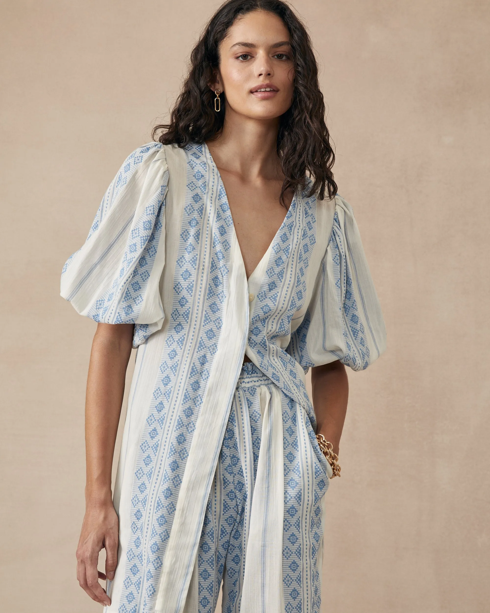 Cloudy Dress Blue Hendrix