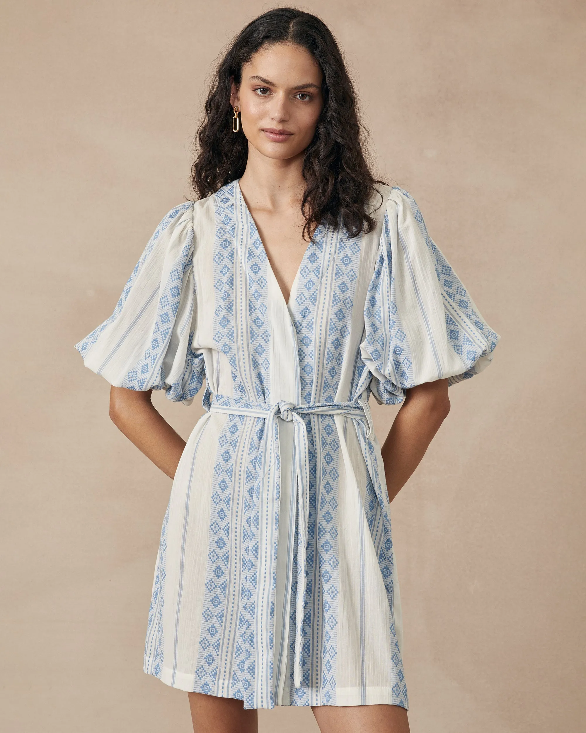 Cloudy Dress Blue Hendrix