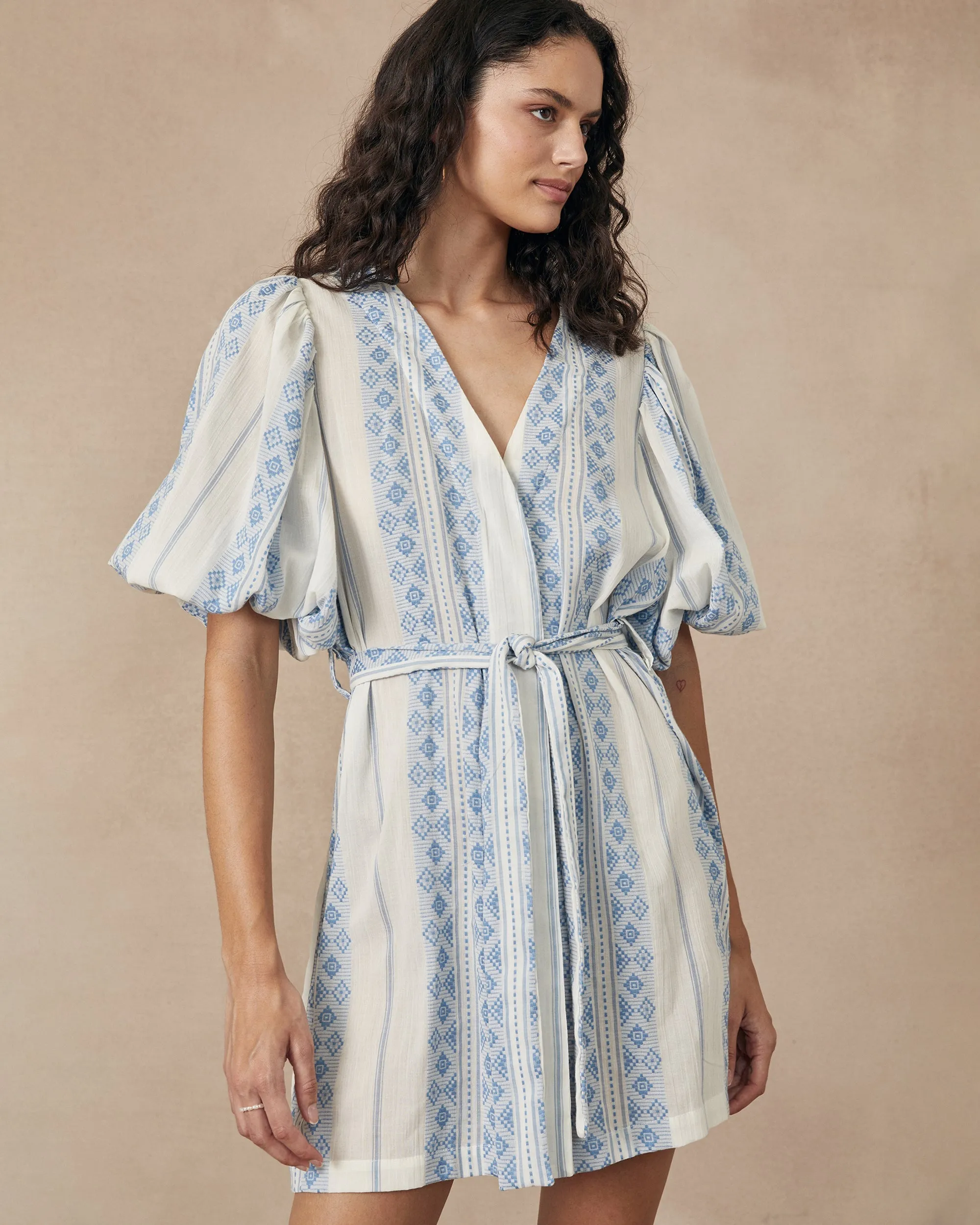 Cloudy Dress Blue Hendrix