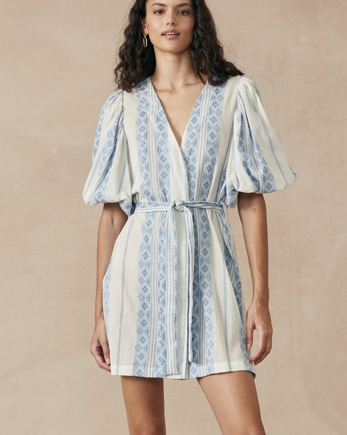 Cloudy Dress Blue Hendrix