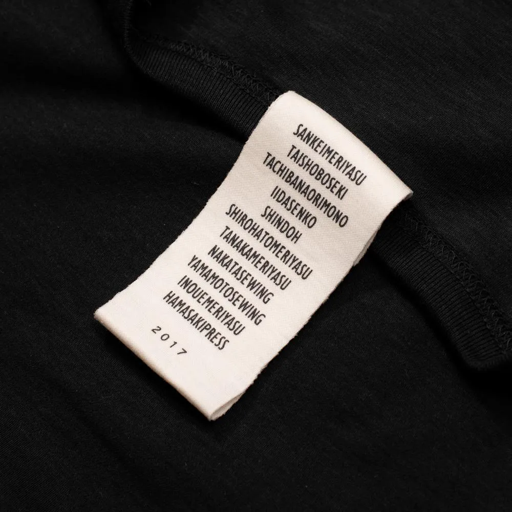Eiji Long Sleeve Tee Black