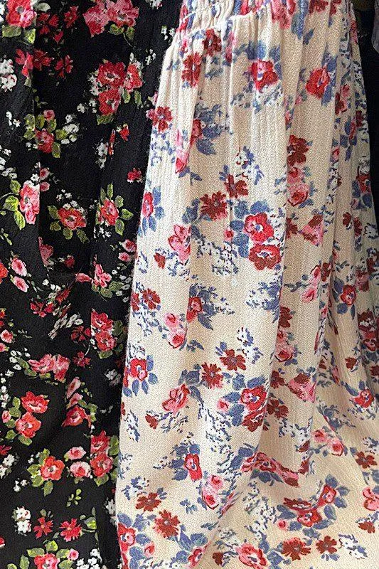 Floral Tie Romper