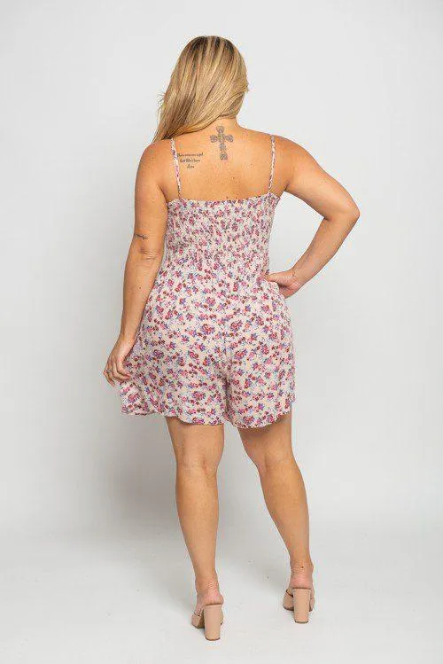 Floral Tie Romper