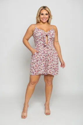 Floral Tie Romper