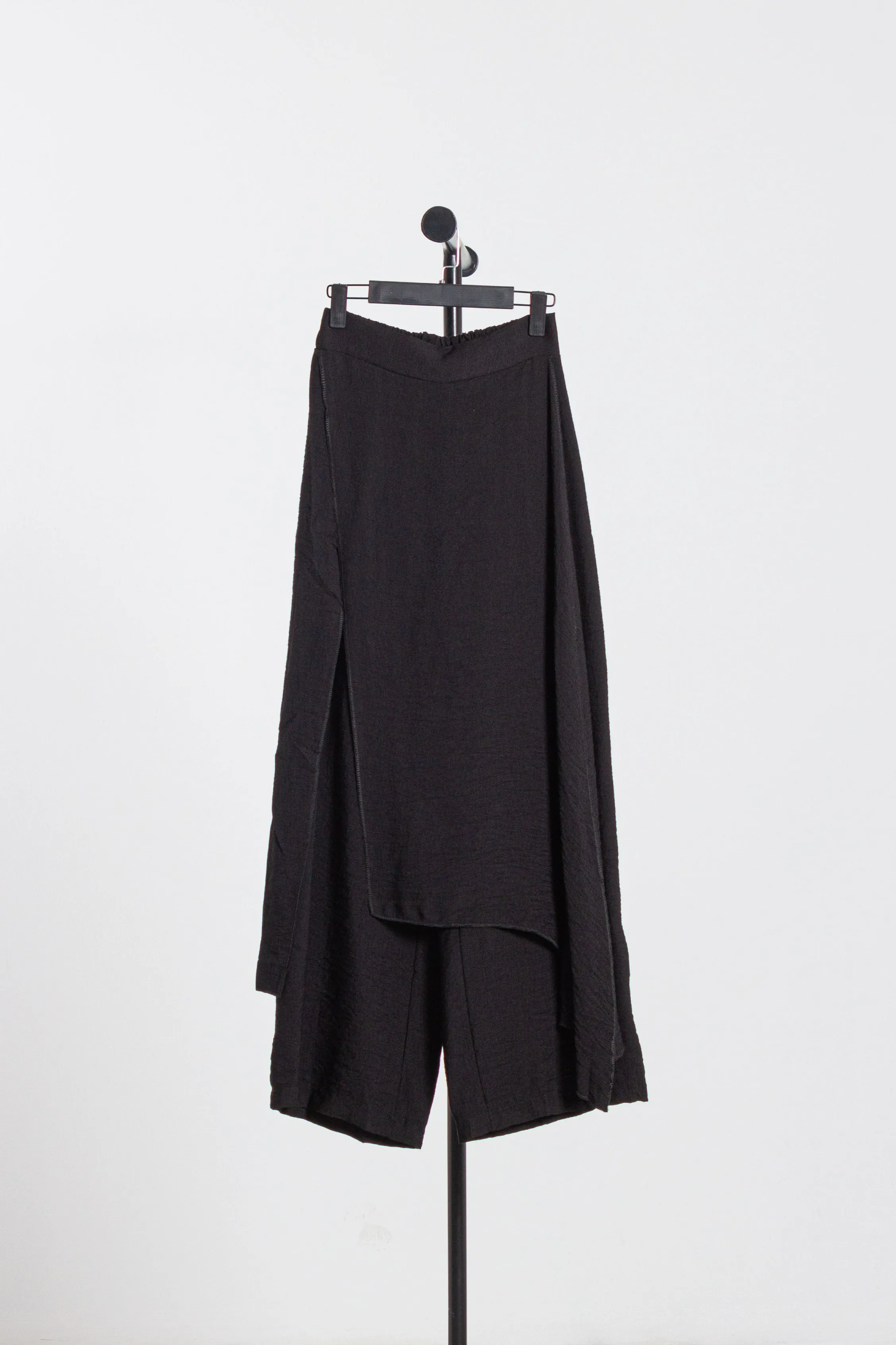 FLOWY LINEN BLEND TROUSERS