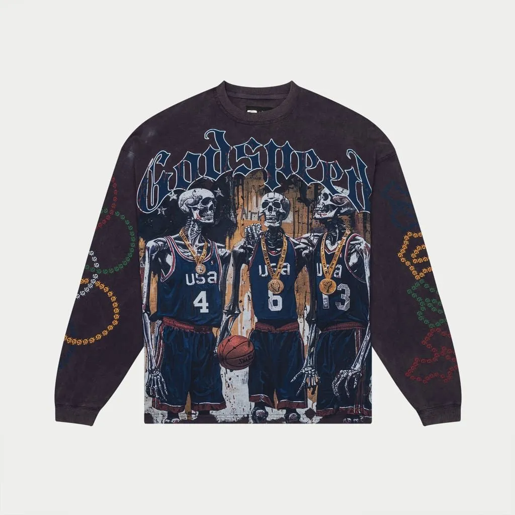 Godspeed DreamTeam '24 LS T-Shirt (Vintage Navy)