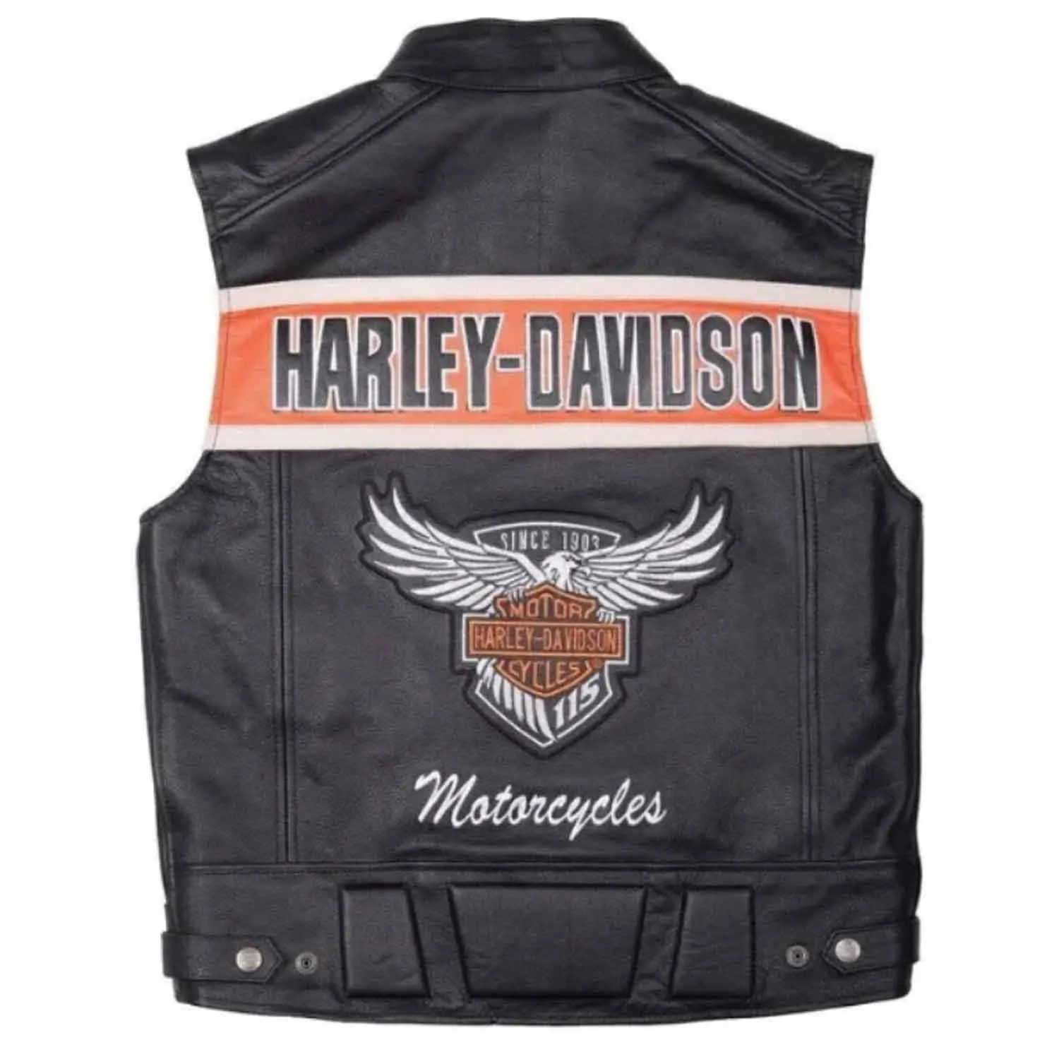 Harley Davidson Men Leather Vest