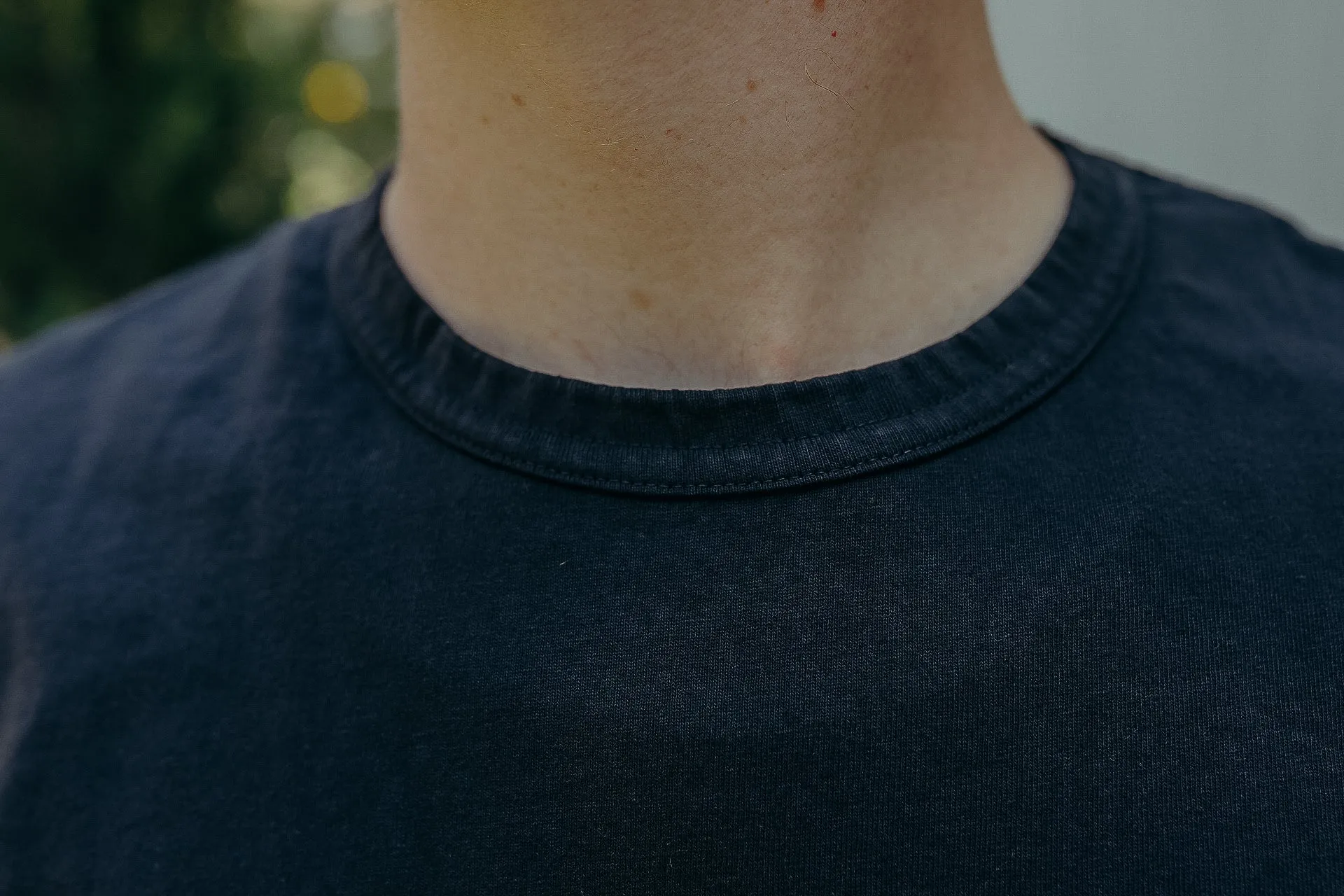 Heavy Duty Long Sleeve Tee Single Pocket- Dark Charcoal
