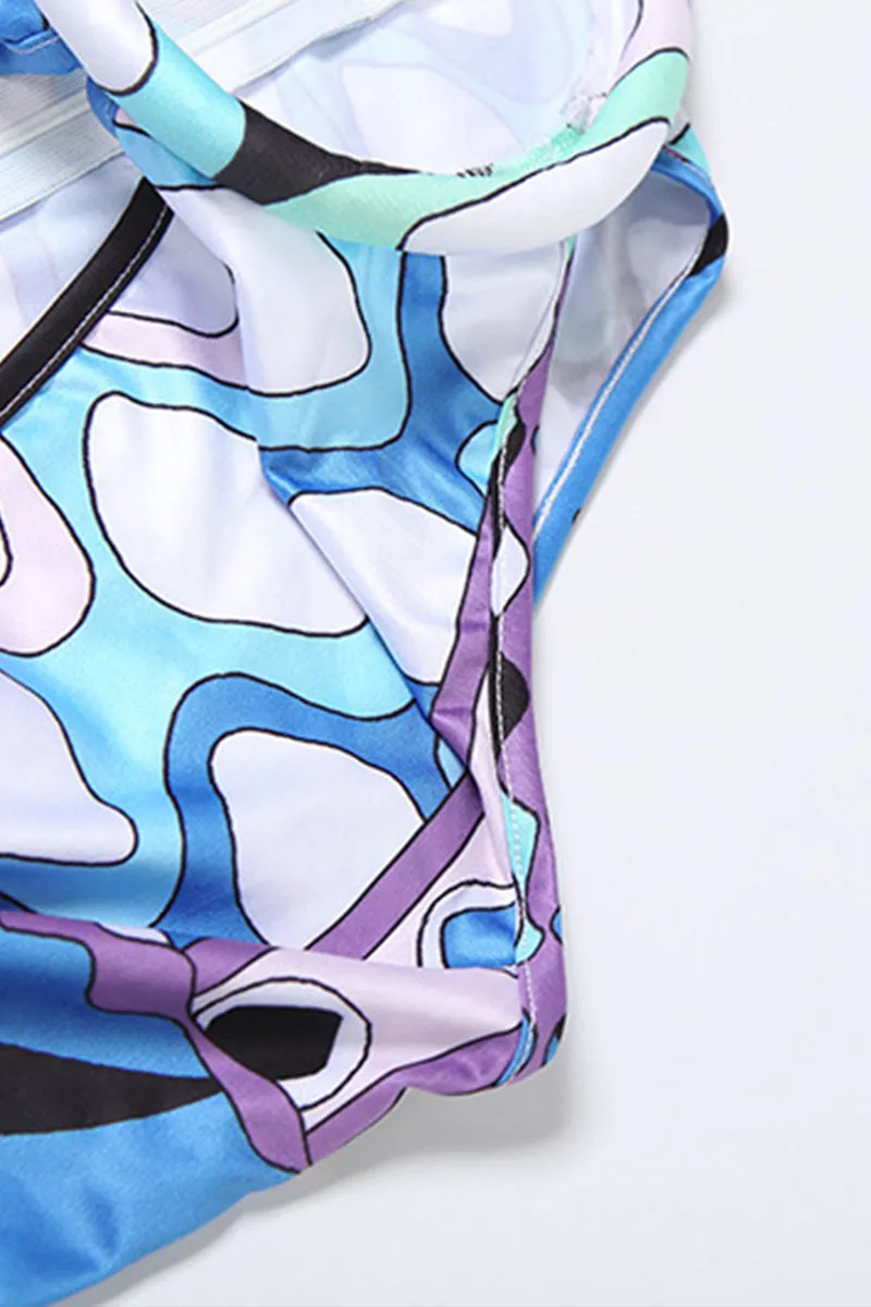 HJP1100 Multicolored Printed Jumpsuit