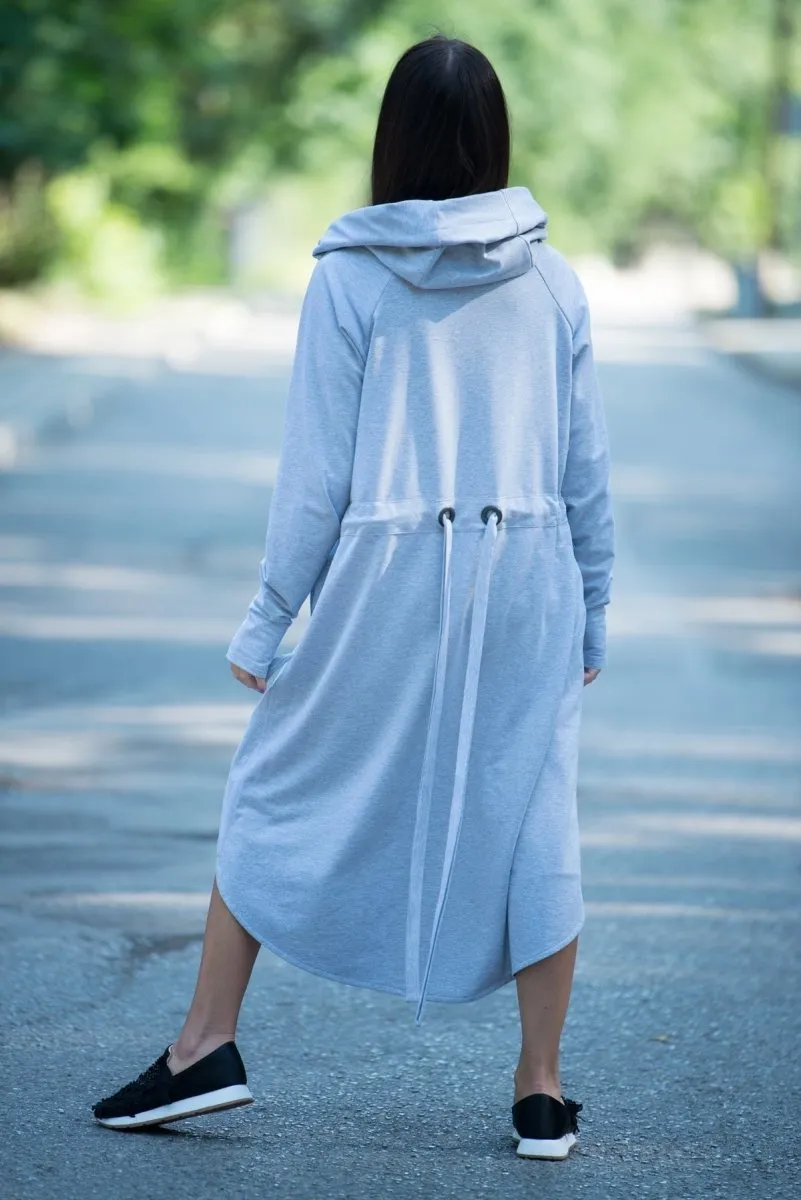Hooded Zipper Sport Jacket BRANDY