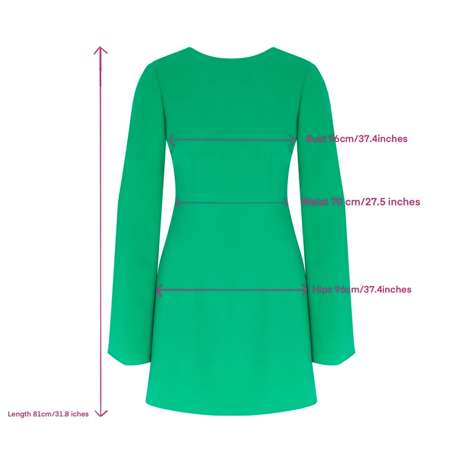 Ira Tie-Back Mini Dress