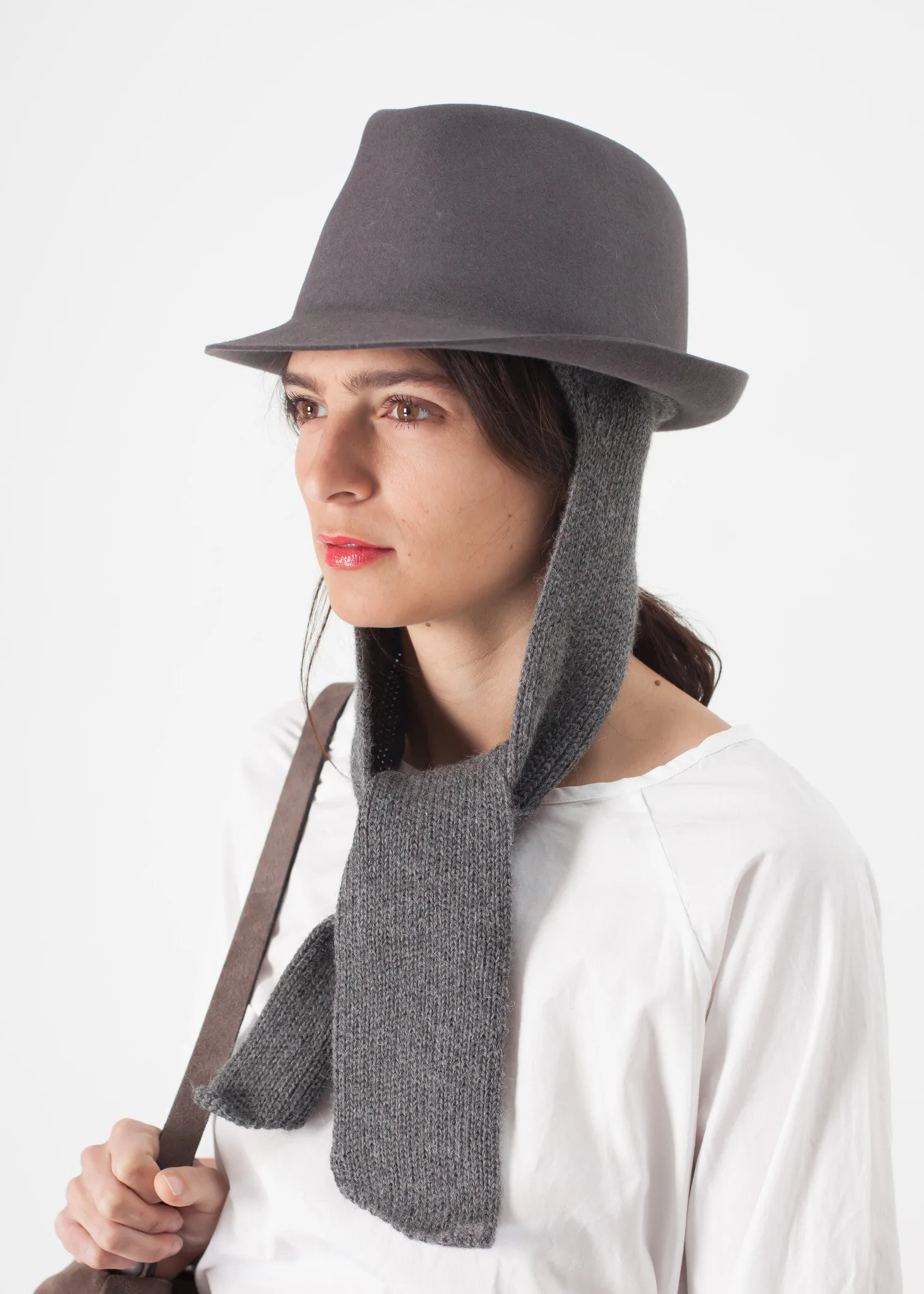 Kate Hat in Steel Grey - Less Choice