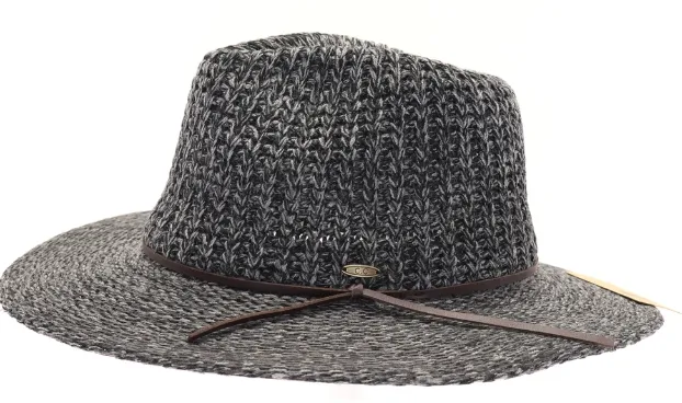 Knit Fedora Hat