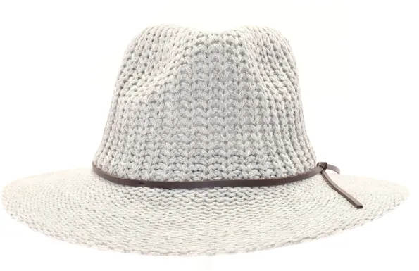 Knit Fedora Hat