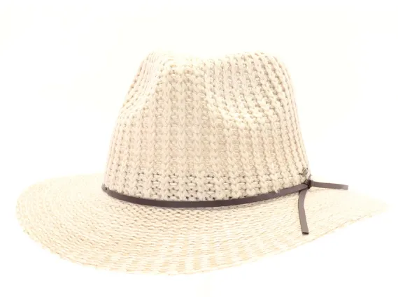 Knit Fedora Hat