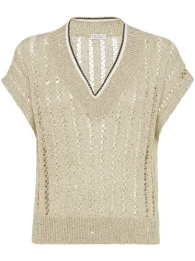 KNITTED VEST