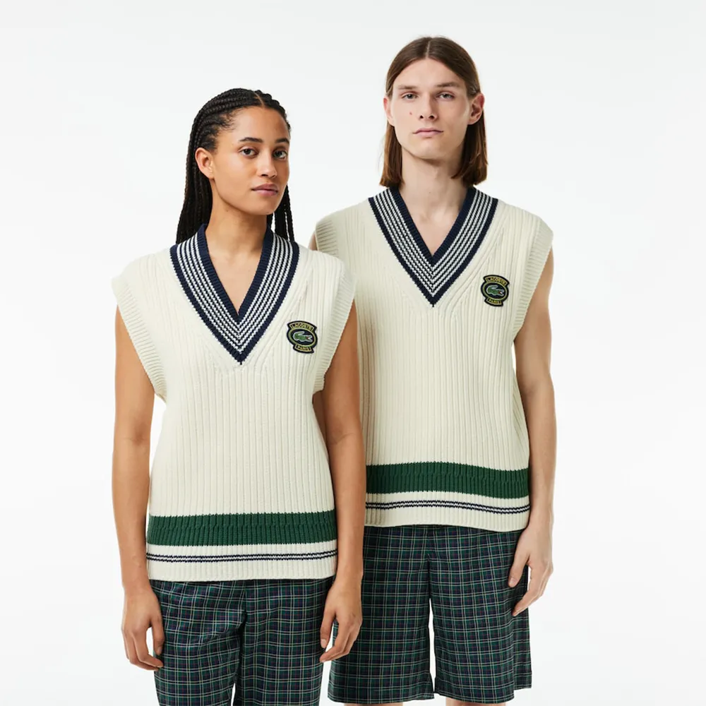 LACOSTE - PULLOVER VEST TENNIS WHITE