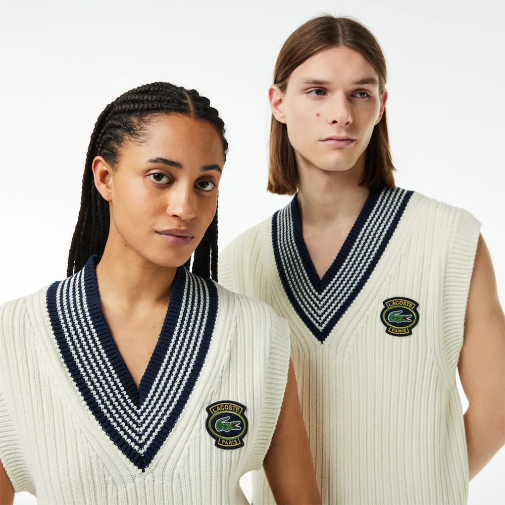 LACOSTE - PULLOVER VEST TENNIS WHITE