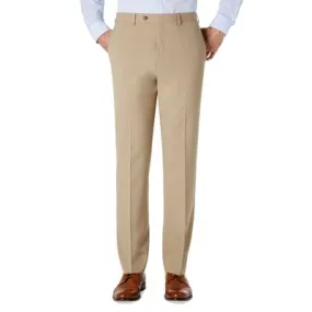 Lauren Ralph Lauren Mens Regular fit Dress Pants 32 / 30 Beige Solid Stretch