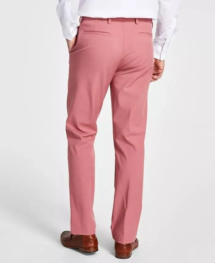 Lauren Ralph Lauren Mens Regular fit Dress Pants 38 / 30 Light Red Solid