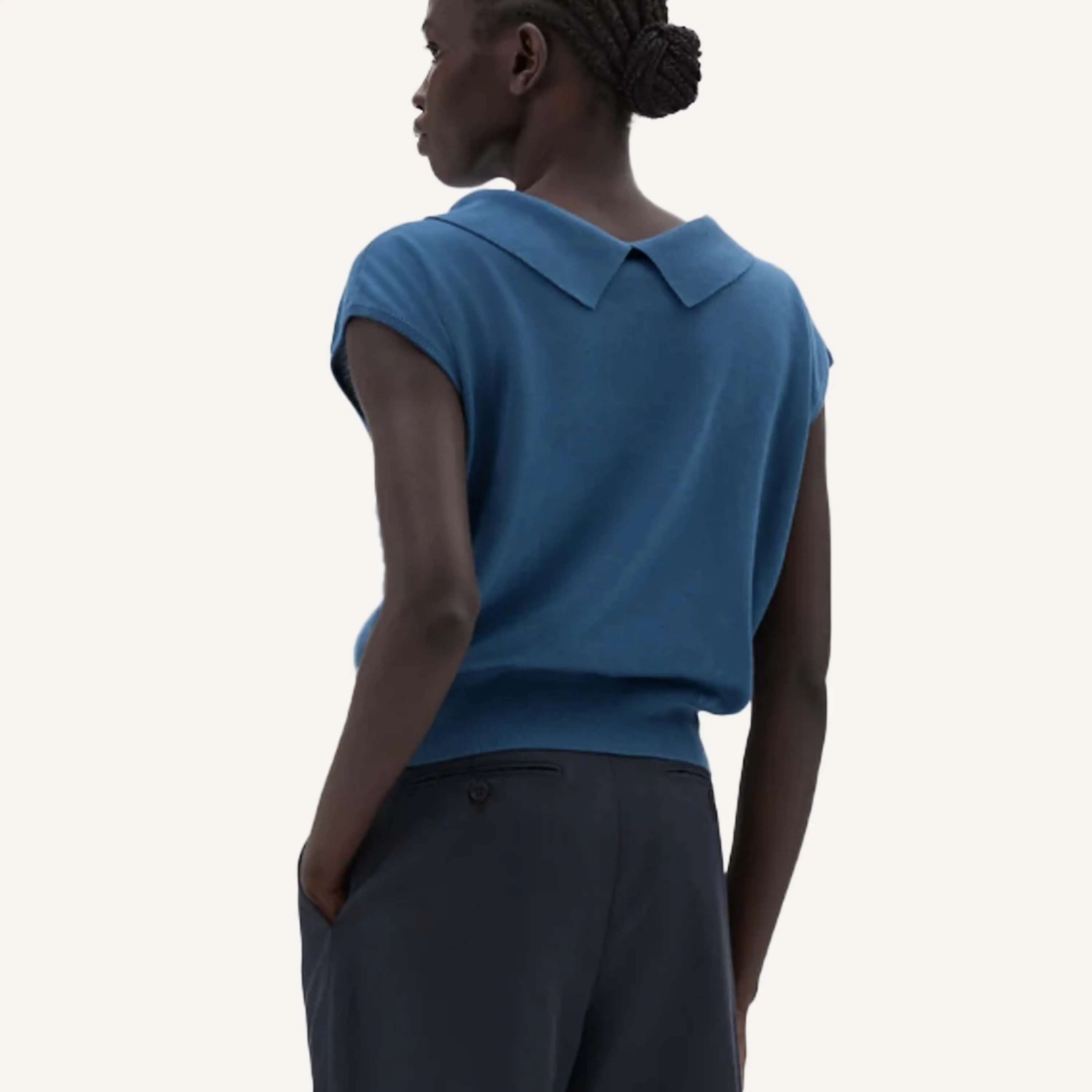 MARGARET HOWELL COLLARED VEST