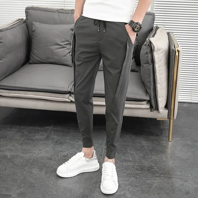 Men Fashion Slim Fit Joggers Trousers